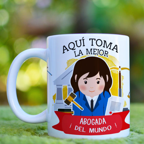 Mug para abogada