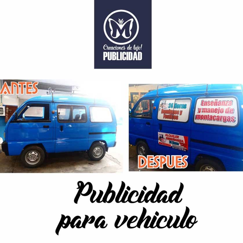Publicidad para vehiculos